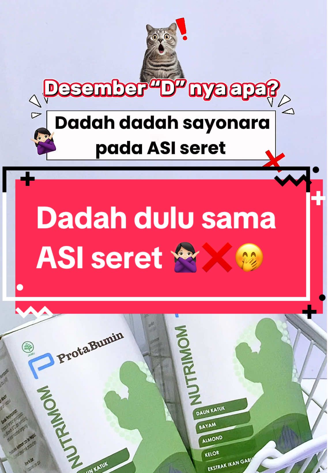 Bersama Protabumin Nutrimom, kita hempaskan ASI seret itu🤭🫵🏻🙋🏻‍♀️ #paydaysale #promoguncang1212 #protabuminnutrimom #protabuminbpom #busui 