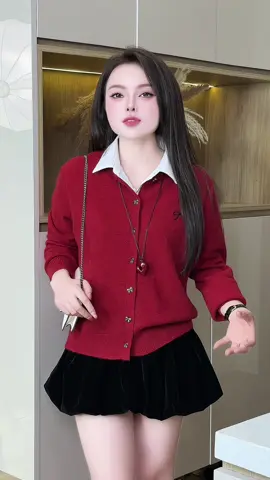 Áo len Qc thêu nơ siu đẹp tay dài siu xinh . Chất len mềm mịn đẹp mê lắm lunn   #aolennu #aodetkim #aodetkimnu #aolen #aolenquangchau