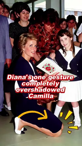 Diana's one gesture completely overshadowed Camilla #camilla #diana #royal #fyp 