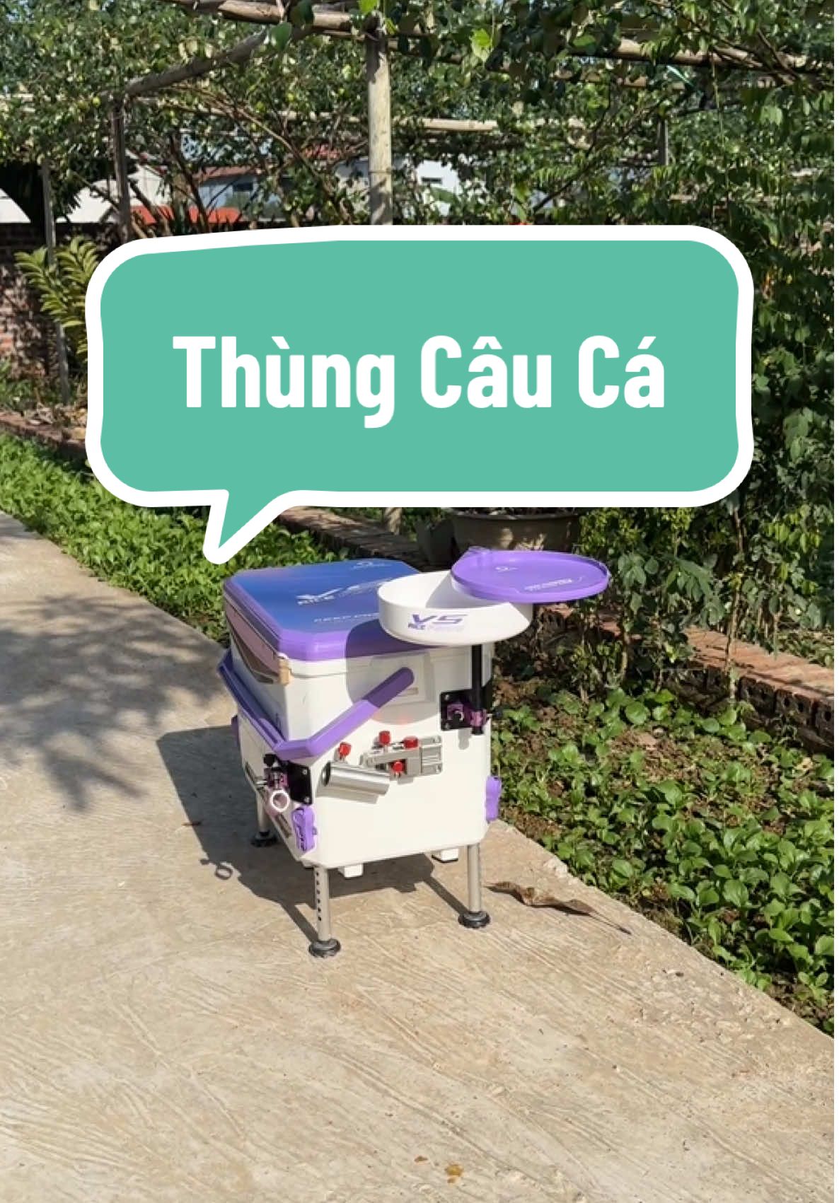 Thùng Câu Cá 30l Fun Pat Có Khay Mồi #cauca #caucagiaitri #ngovanquan68 