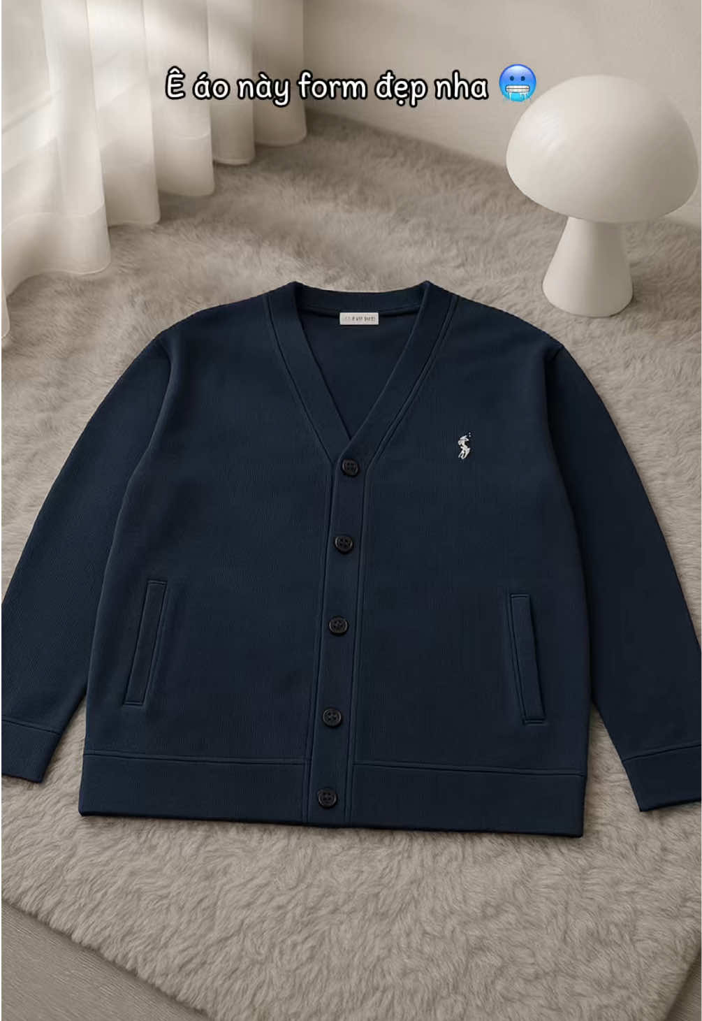 Áo Khoác Cardigan Logo Thêu #cardigan #xuhuong #zonef 