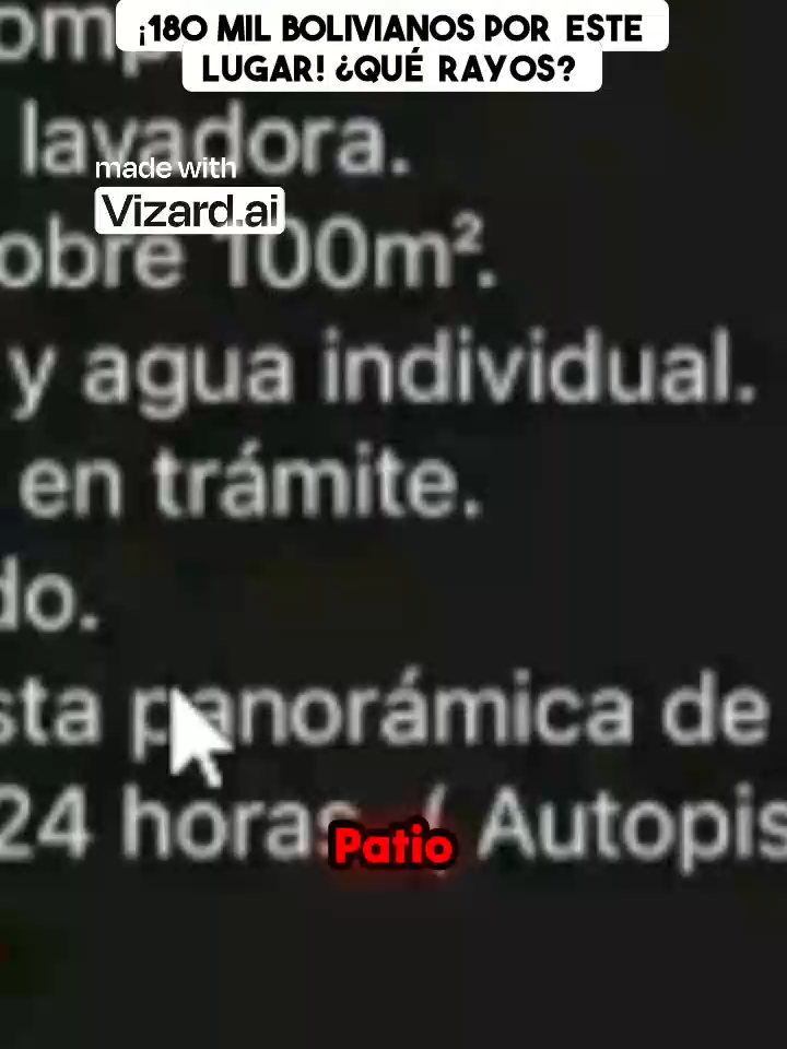 ¡180 mil bolivianos por este lugar! ¿Qué rayos_