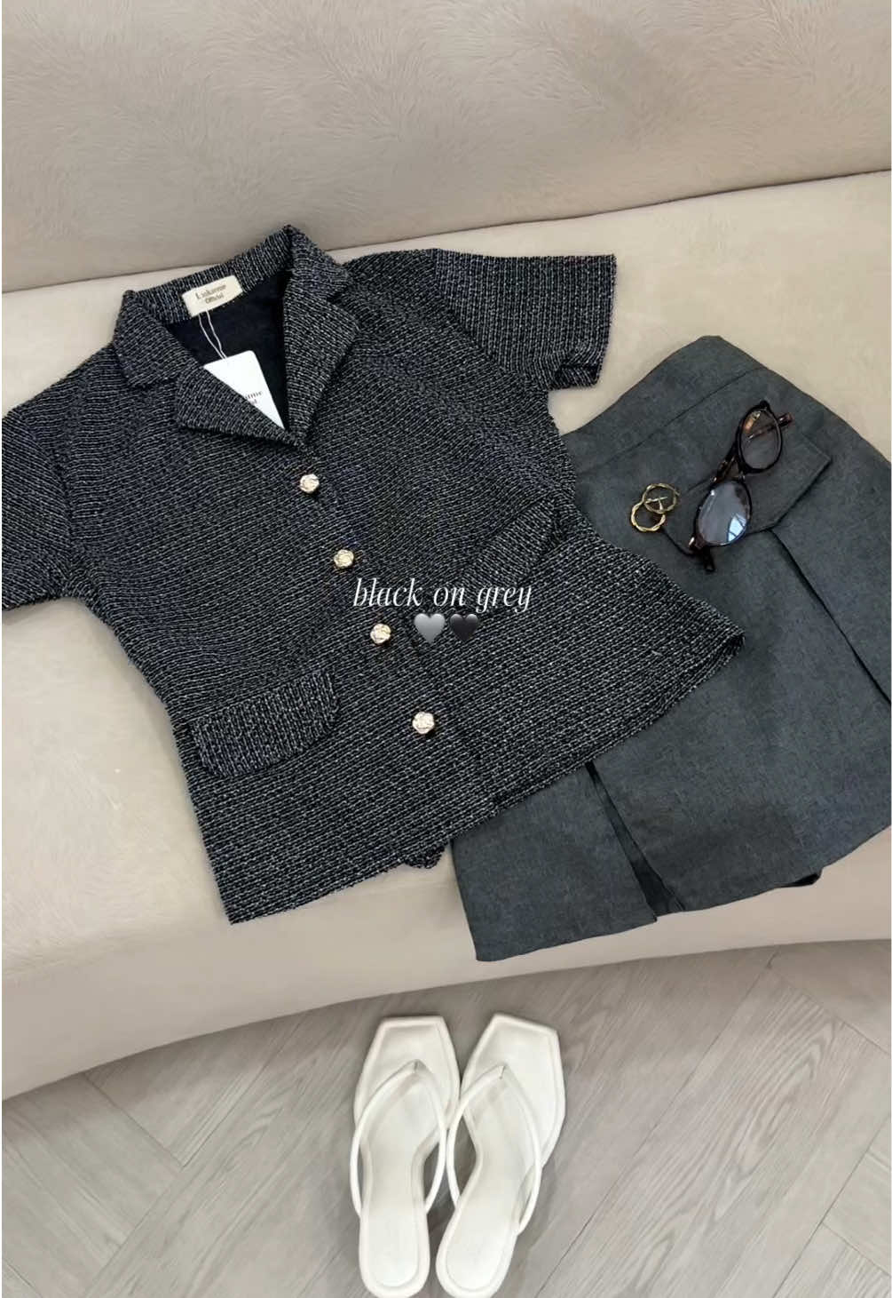 Another tweed collection 👀🛒 #tweed #fittedshirt #fyp #outfit #OOTD 