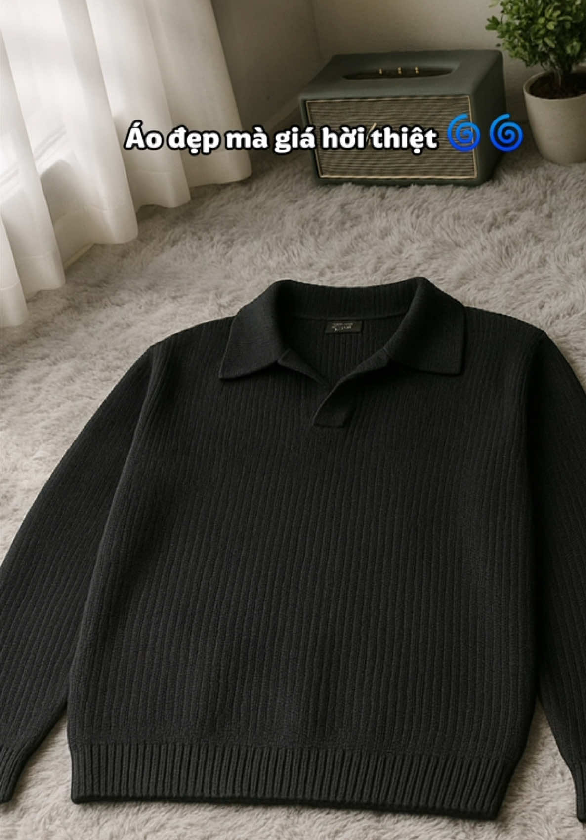 Áo thun tăm cổ V trụ #xuhuong #outfit #aothuntam 