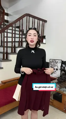 Áo giữ nhiệt cổ nơ#phượng_phơi_phới1982 #review #thời_trang_nữ #áo_giữ_nhiệt_nơ_cổ 
