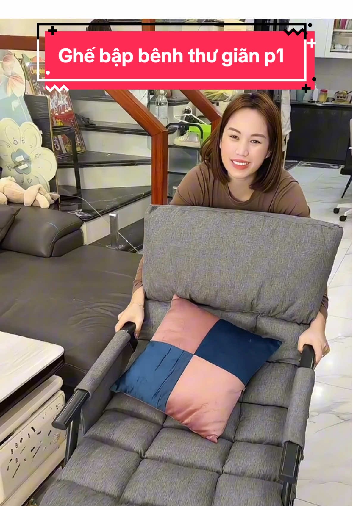 Ghế bập bênh thư giãn dành cho nội thất gia đình #xuhuong #hangmen96 #ghebapbenh #ghebapbenhthugian 