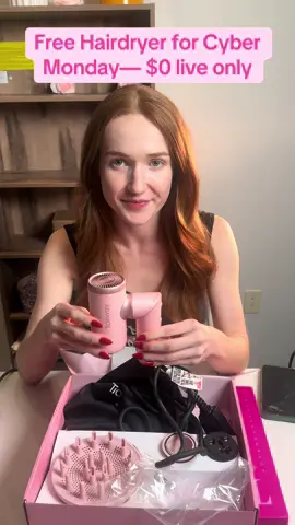 Order giveaway is on! Purchase anything to win our travel size hairdryer for FREE!#tideway #cybermonday #hairdryer #hairstyletutorial #fyp 