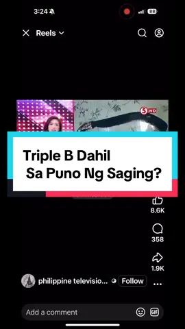 Triple B Dahil  Sa Puno Ng Saging?