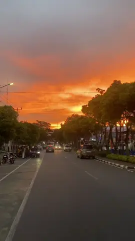 Beautiful sunset in Bukittinggi🌤🙆🏻‍♀️