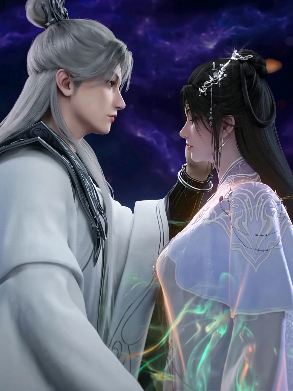 selain kedua orang tua, kekasih adalah tempat dimana seseorang kembali untuk beristirahat ✨🌸 - - #wanglin #renegadeimmortal #donghuaedit #marganth   #donghua 