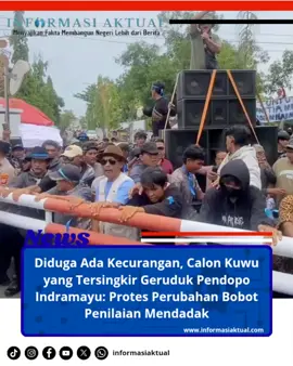 Indramayu — Suasana Pendopo Kabupaten Indramayu memanas pada Senin (1/12/2025) ketika massa para calon kuwu yang tidak lolos seleksi mendatangi kantor pemerintah daerah untuk meminta penjelasan terkait dugaan kecurangan dalam proses penilaian. Mereka menilai panitia seleksi kuwu bertindak tidak transparan dan diduga melakukan rekayasa untuk meloloskan calon tertentu. Para peserta yang tersingkir mengaku menemukan sejumlah kejanggalan dalam proses seleksi. Salah satu yang paling disorot adalah perubahan mendadak pada skema penilaian, dari semula bobot 60 persen tes tertulis dan 40 persen tes wawancara, tiba-tiba diubah tanpa pemberitahuan resmi dan tanpa dasar regulasi yang jelas. Menurut para demonstran, perubahan sistem yang terjadi di tengah proses seleksi tersebut membuka peluang terjadinya manipulasi nilai. Mereka menduga langkah itu dilakukan untuk menguntungkan salah satu calon kuwu. “Perubahan bobot penilaian ini tidak pernah disosialisasikan. Kami mencium ada upaya untuk meloloskan calon tertentu,” ujar salah satu orator aksi yang menyampaikan tuntutannya di depan pendopo.