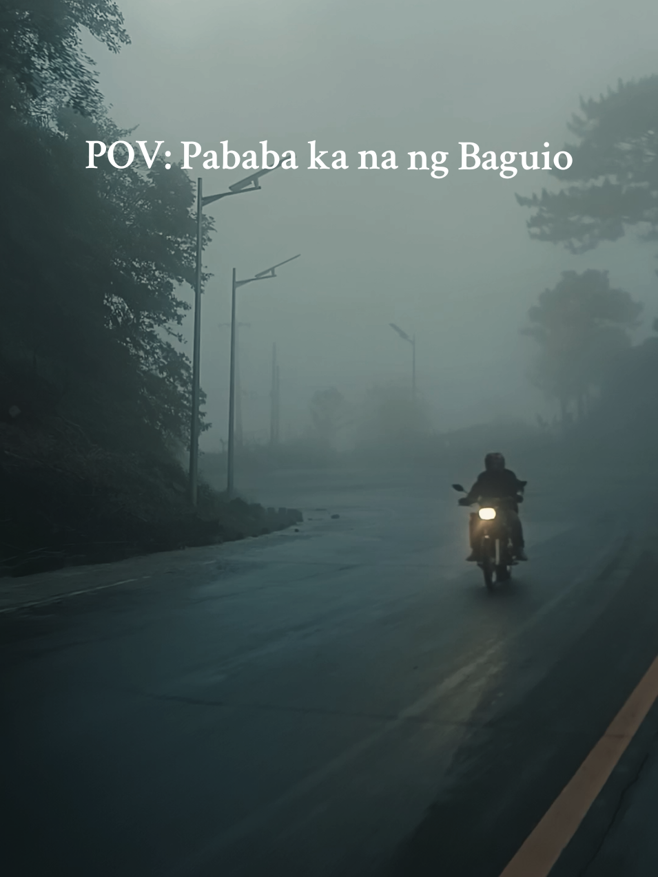 Baguio + Aljur hits #baguiocity #weatherupdate #baguiofeels #pastlives #baguio 