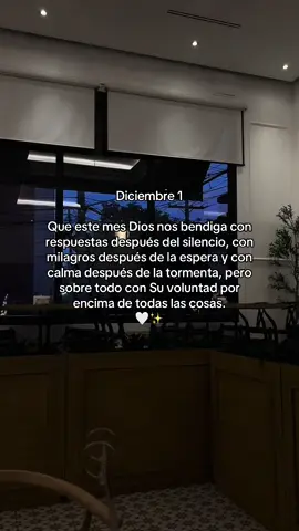 Diciembre bendecido 🤍 #diciembre #frasedeldia #iniciodemes #motivacional #foryoupage 