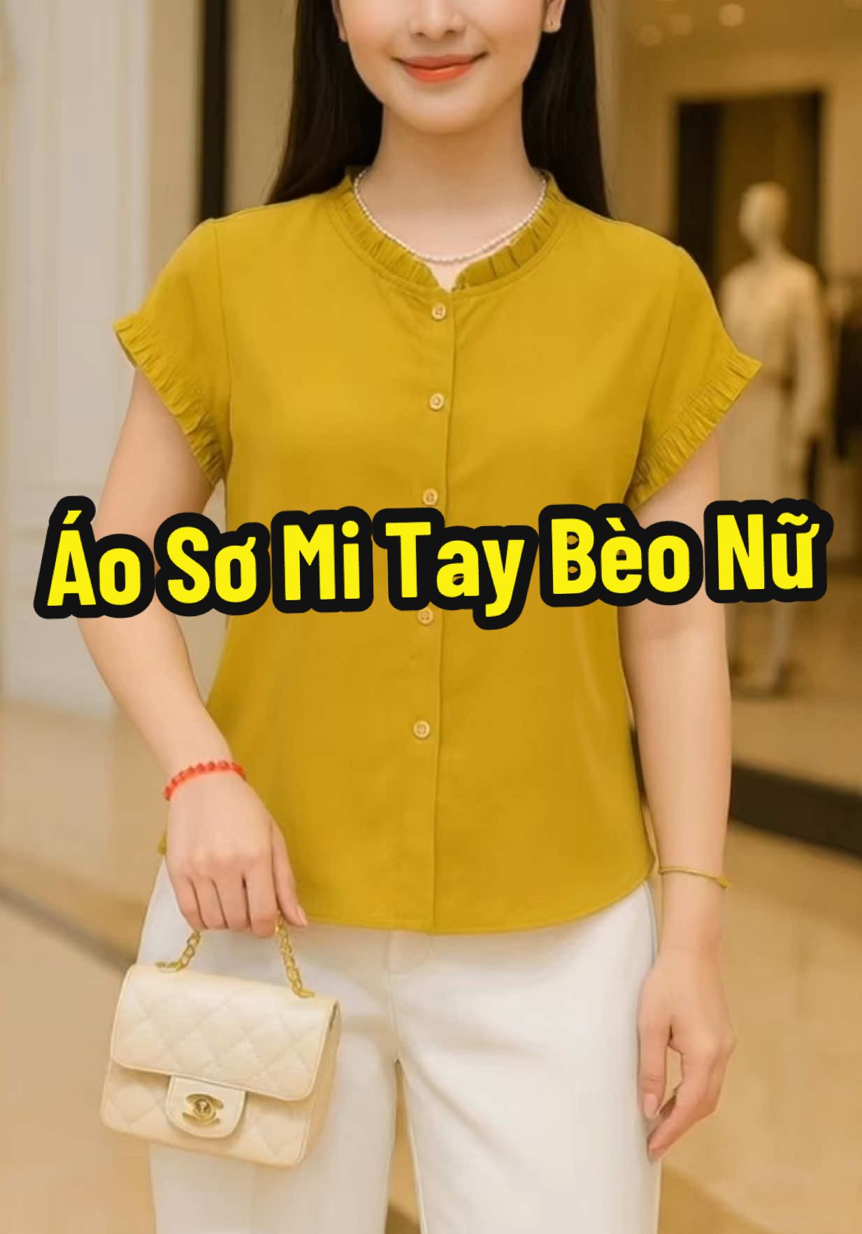 Áo lụa vàng chanh tay bèo – trẻ trung, tôn da, sang nhẹ đúng chuẩn quý cô thanh lịch. ✔ Lụa mềm mịn, thoáng mát, không nhăn ✔ Tay bèo – cổ bèo nhẹ tạo nét duyên dáng ✔ Form xuông che khuyết điểm, dễ phối quần tây – chân váy ✔ Màu vàng chanh trendy, mặc lên nhìn sáng da ngay ✨ Em áo dành cho nàng thích sự tinh gọn nhưng vẫn muốn nổi bật tinh tế. #aoluluachanh #aotaybeo #aococanh #aosominu      @Nét Việt 