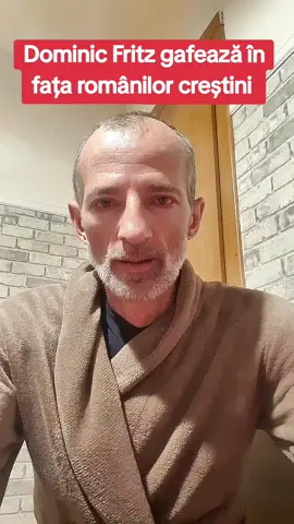 Dominic Fritz gafează impardonabil în fața românilor creștini!!!! @☦️Alin G.☦️ @Dominic Fritz @calin.georgescu.real @Realitatea Plus @Mesager CG președintele meu @Kovacs Valer @Diaspora veniți acasă @USR Timiș @Alex alex 