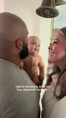 Did you hear his little kiss?! He’s just so precious, and learning so fast!😩🤎  #babykisses  #babyfever  #babiesoftiktok  #MomsofTikTok #babylove