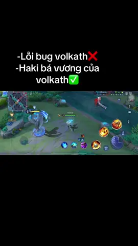 Cấm volkath vội mn ơi !!! (Có thể mọi người chưa biết thì khi bạn định xài chiều nào đó mang tính định hướng vào đúng lúc volkath lên ngựa thì chiêu đó sẽ bị kẹt chiêu,lỗi này ảnh hướng đến tất cả,team bạn lẫn cả đồng minh.mong gà sớm khắc phục) #lienquanmobile #aov #bug #volkath #xh 
