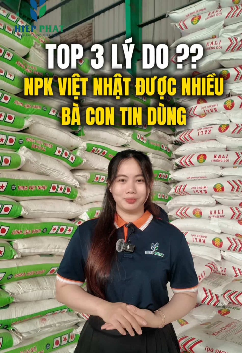 TOP 3 LÝ DO - NPK VIỆT NHẬT ĐƯỢC NHIỀU BÀ CON TIN DÙNG 🌟 #PhanBonHiepPhat #NPK16168 #PhanBonVietNhat #nongnghiep #xuhuongtiktok  