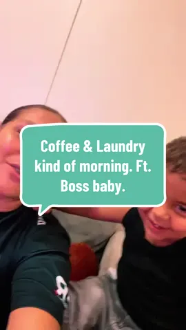 Coffee and laundry… ft. The CEO of the house. #blackfullatiktok #mumlife #fypppppppppppppp 