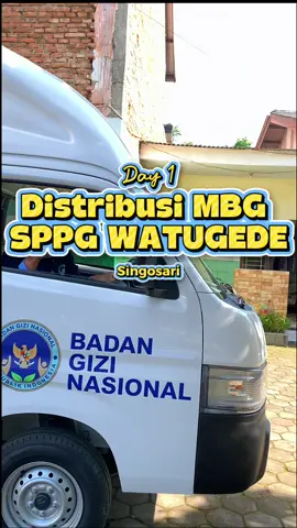 hari pertama distribusi sekolah penerima manfaat MBG. mohon maaf apabila masih ada kekurangan #makanbergizigratis #mbg #badangizinasional #bgn #sppgwatugedesingosari 