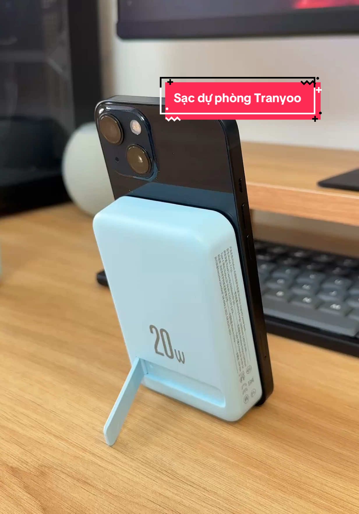 Pin sạc dự phòng Tranyoo 10000mAh, hỗ trợ sạc không dây 15W và sạc có dây 20W | Sạc dự phòng TRANYOO #sacduphong #sacduphong10000mah #sacduphongkhongday #review #hangoriviuu 