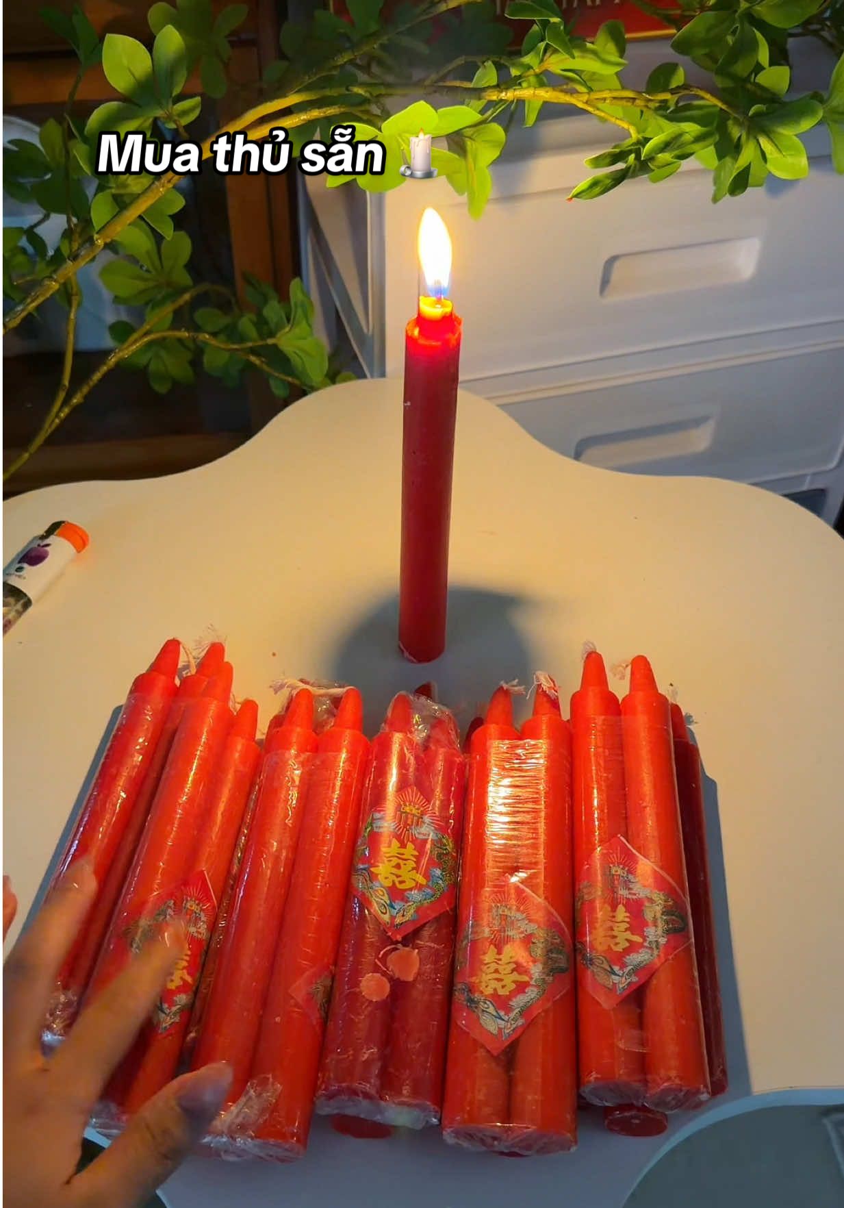 Combo 10 cây đèn cầy giá rẻ quá mua phòng sẵn đi mn ơi 🕯️ #nen #dencay #dennen #denthapsang 