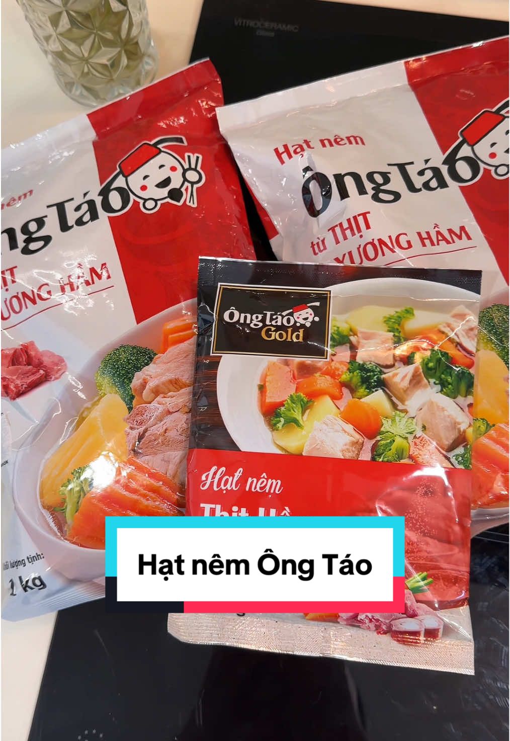 Hạt nêm Ông Táo 2 túi 2 kí + túi nhỏ 170g chỉ 89 ka quá rẻ, ưu đãi đến hết 5/12 thôi nha #hatnem #hatnemongtao #xuhuong 