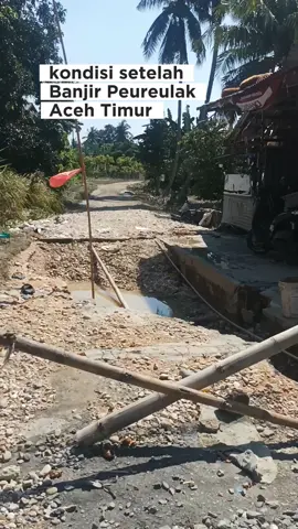 kondisi setelah Banjir Peureulak Aceh Timur 