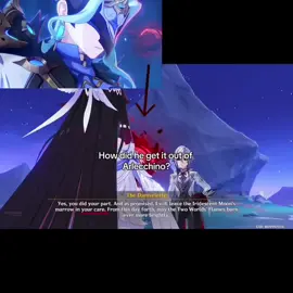 There's an exchange between Arlecchino and Dottore (but I like it dark) #dottore #arlecchino #genshin #GenshinImpact 