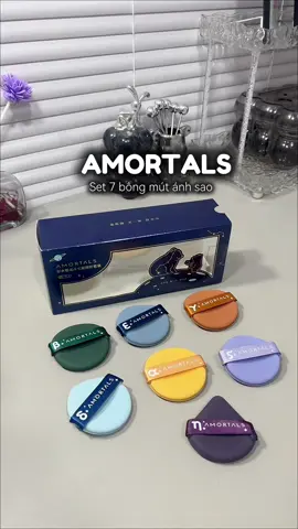 AMORTALS Set 7 bông mút ánh sao 💫  #amortals #muttannen #makeup #xuhuongtiktok #viral 