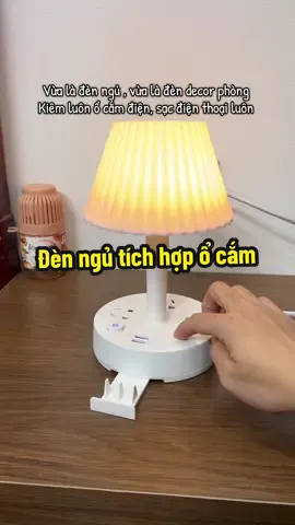 💕 Đèn ngủ decor phòng. Kiêm luôn ổ cắm đa năng , sạc điện thoại luôn. Rẻ - Đẹp - Xịn thật #viral #denngu #decor #denngudanang #dendecor 