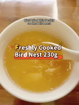 Just tried this freshly cooked bird nest — 230g of pure goodness! I picked Osmanthus & Ginseng flavour and it’s so fragrant and comforting. Comes in a porcelain bowl with spoon, packed in a cooler bag, and arrived still warm. Really a great deal! #FreshBirdNest #PremiumBirdNest #HealthyDelight #OsmanthusGinseng #LuxuryFood   