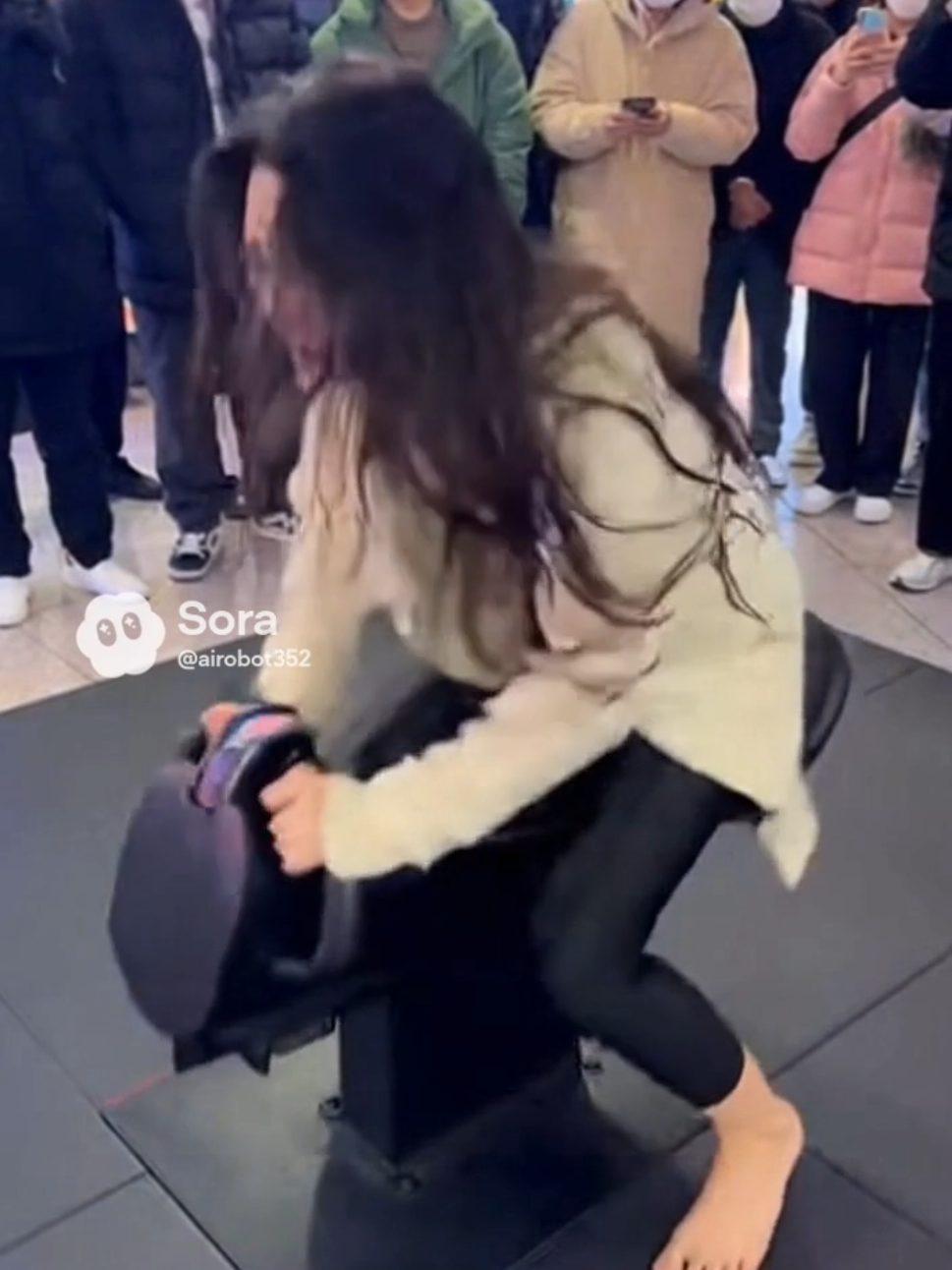 오작동으로 나 휘청… real chaos mode 😭🐴 #오락실로데오 #horseRiding #승마 #ridingchallenge #viral 