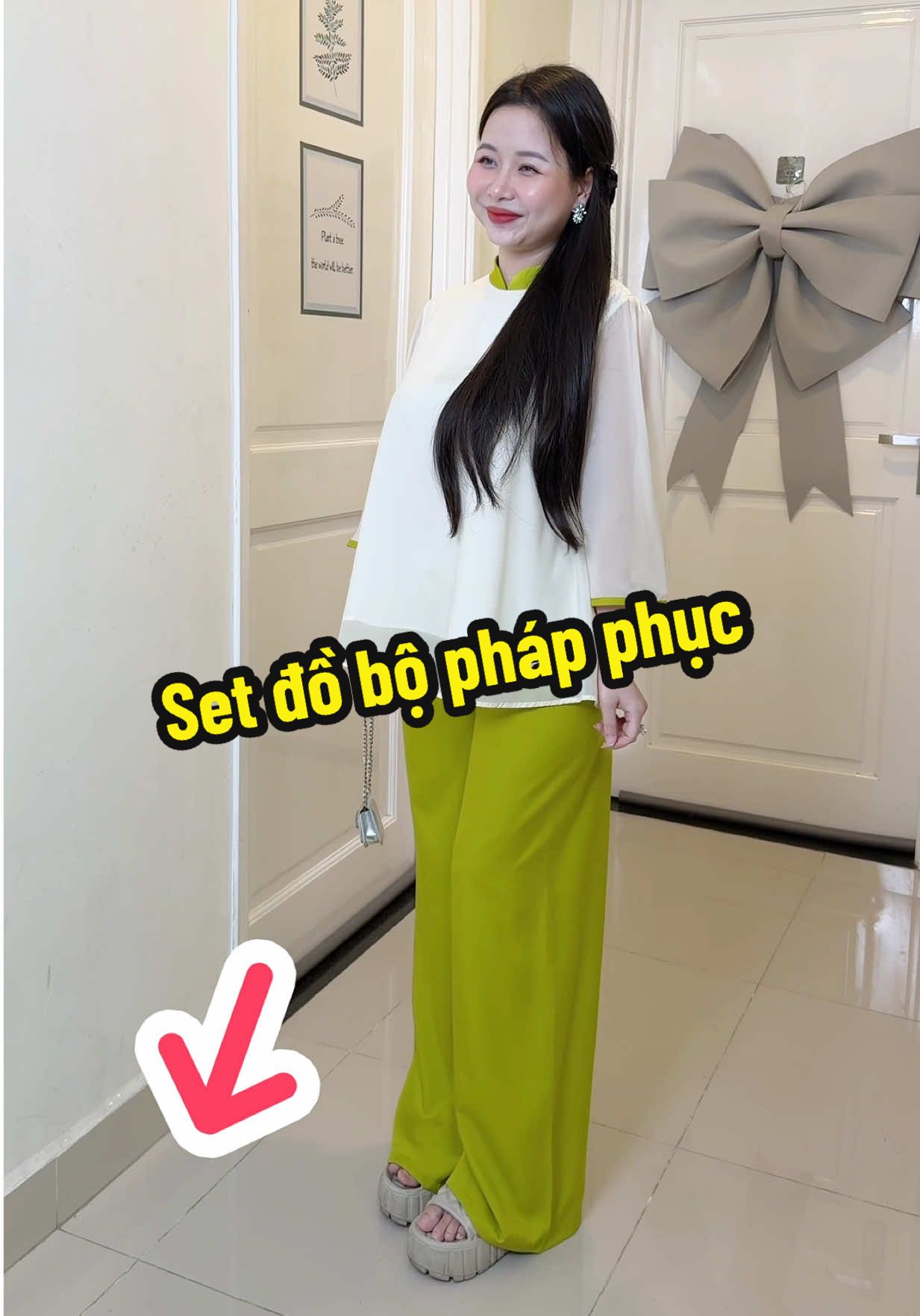 Set đồ bộ pháp phục kèm quần chất chéo hàng #phạmminhthu888 #MinhThu #minhthureview #mẹbốibốinè 