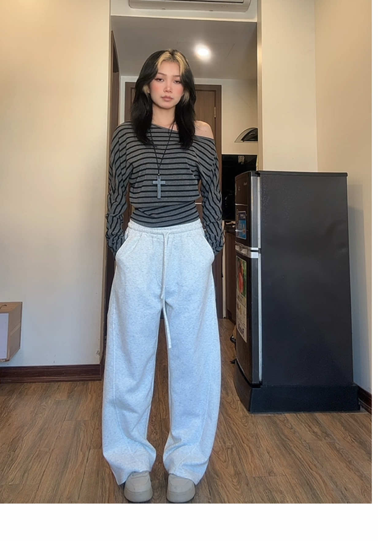 Quần nỉ 2 da ống cong #quanniongrong #quanniongsuong #quanni 