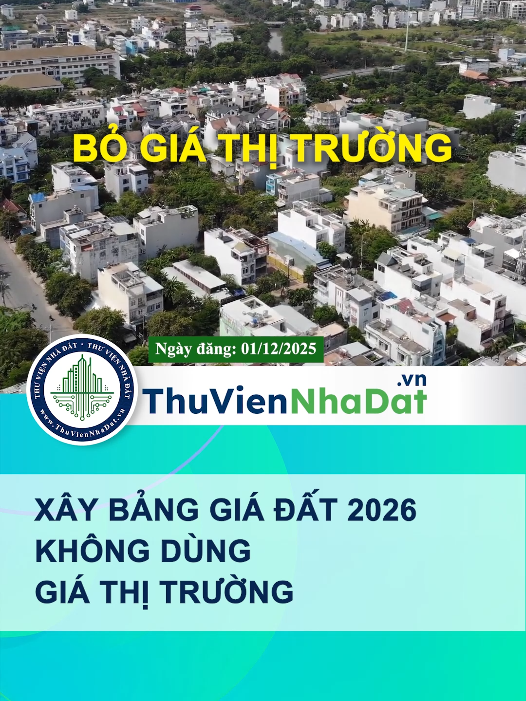 Đề xuất bỏ giá thị trường khi xây bảng giá đất lần đầu tại TP HCM #ThuVienNhaDat #TVNĐ #learontiktok #hoccungtiktok