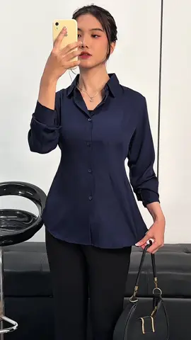 Kemejanya rekomen bgt dipake ngantor atau ngampus nih #atasanwanita #kemeja #fashioninspo #fitted #fyp 