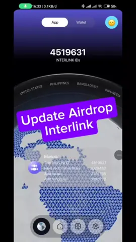 ada update baru Dari airdrop Interlink #interlink #ITLG 