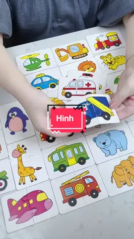 Đồ chơi ghép hình 2 mảnh #dochoighephinh #ghephinh2manh #ghephinhthongminh #dochoichobe #tiktokshop 