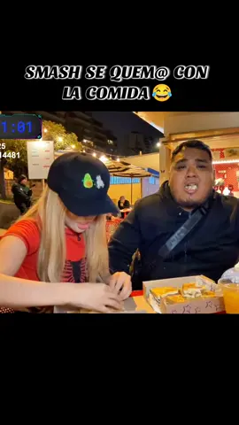 SMASH se quema con su comida y Sandra Skins no se da cuenta, #sandraskins #sandraskinsclips #smashdota #bebaarmy #tiktokviral @Sandra Skins @Smashdota 