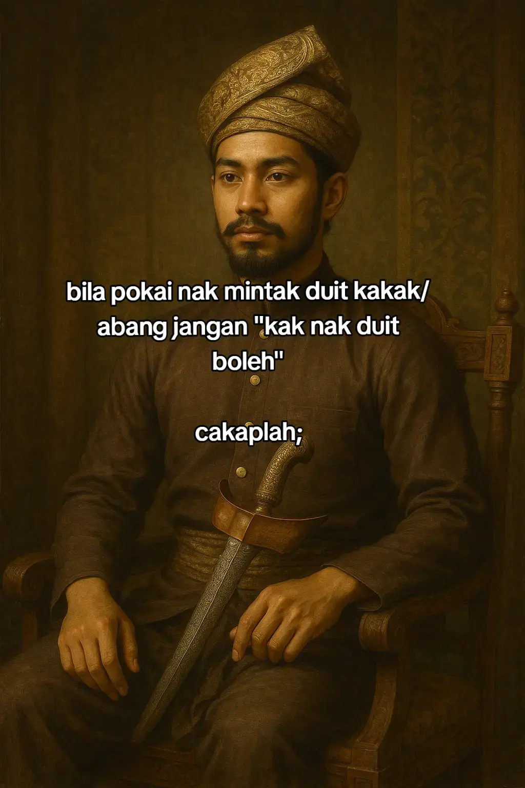 Duhai abanganda/kakanda yang budiman... . #malaysiatiktok #puisi #trendmalaysia #klasik #melayulama 