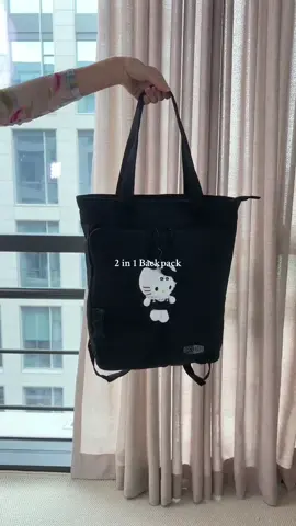 It's both a backpack and a handbag.🥰#bagsmart #bagsmartmy #2in1bag #backpack 