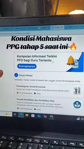 udah sampai mana nih belajar mandirinya?🫵🏻🔥🥰 PPG tahap 5 datang dengan waktu super singkat… tapi semangat pejuang pendidikan gak pernah habis! Gas terus sampai tuntas! 💪📚 #PPGTahap5 #PejuangPPG #WaktuSingkatTapiSemangat #CalonGuruHebat