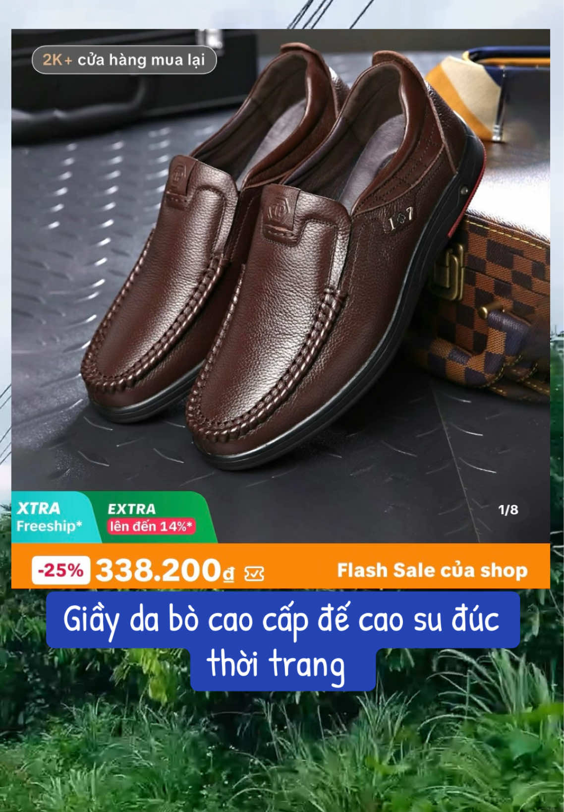 Giầy da bò nam đế cao su đúc cao cấp#haitien476 #giaydabonamdecaosuduc #xuhuong #trend #vairal 