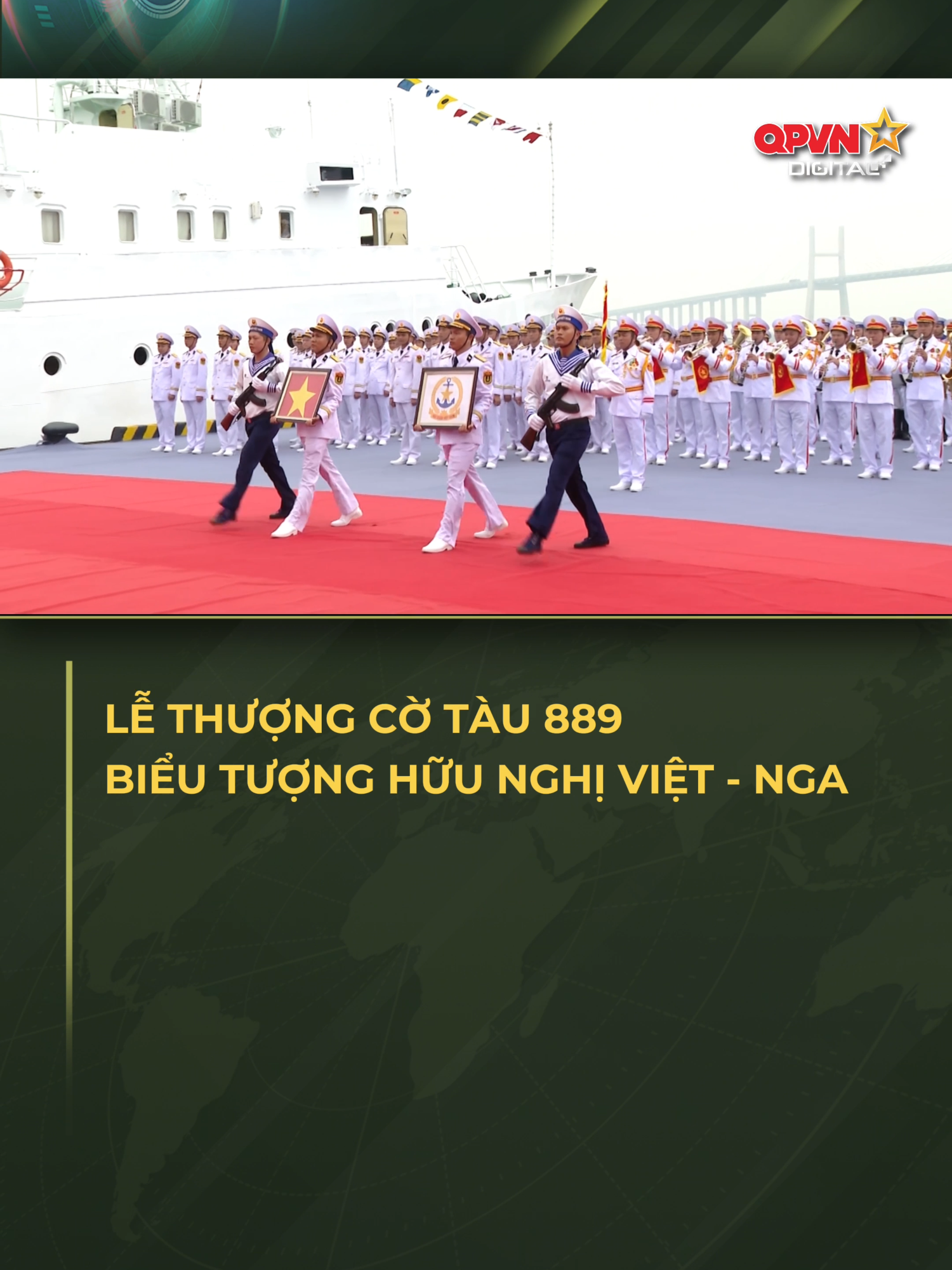 🇻🇳🇷🇺 KHOẢNH KHẮC THIÊNG LIÊNG! Lễ Thượng cờ Tàu 889: Biểu tượng hữu nghị Việt – Nga Ngày 1/12, Lễ Thượng cờ Tàu 889 – Giáo sư Gagarinsky, biểu tượng của tình hữu nghị và hợp tác khoa học giữa Việt Nam và Liên bang Nga sẽ chính thức trở thành phương tiện nghiên cứu khoa học cho Trung tâm Nhiệt đới Việt - Nga, Quân chủng Hải quân, đồng hành cùng các nhà khoa học Việt Nam – Liên bang Nga trong nghiên cứu biển và đại dương. 🌊🛳️🔬 #qpvn⭐ #qpvndigital #quanchunghaiquan #huunghivietnga #lethuongco #trending