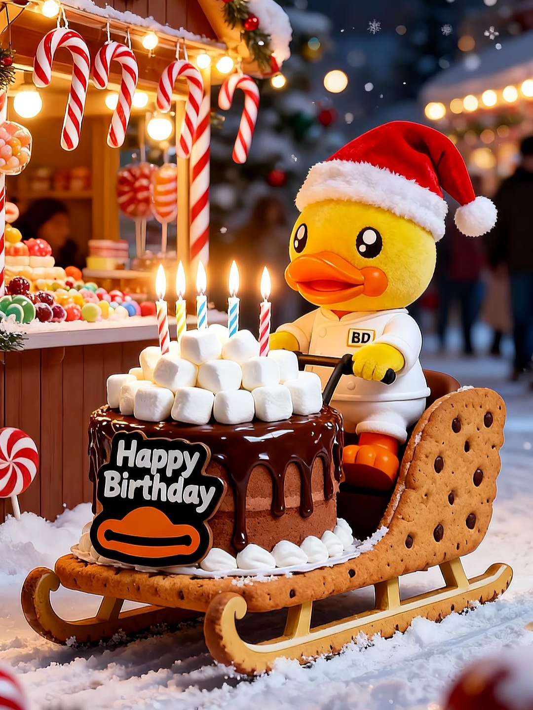 Happy birthday to you. Happy Christmas~ #BDuck #happybirthday #birthday #cute #Christmas