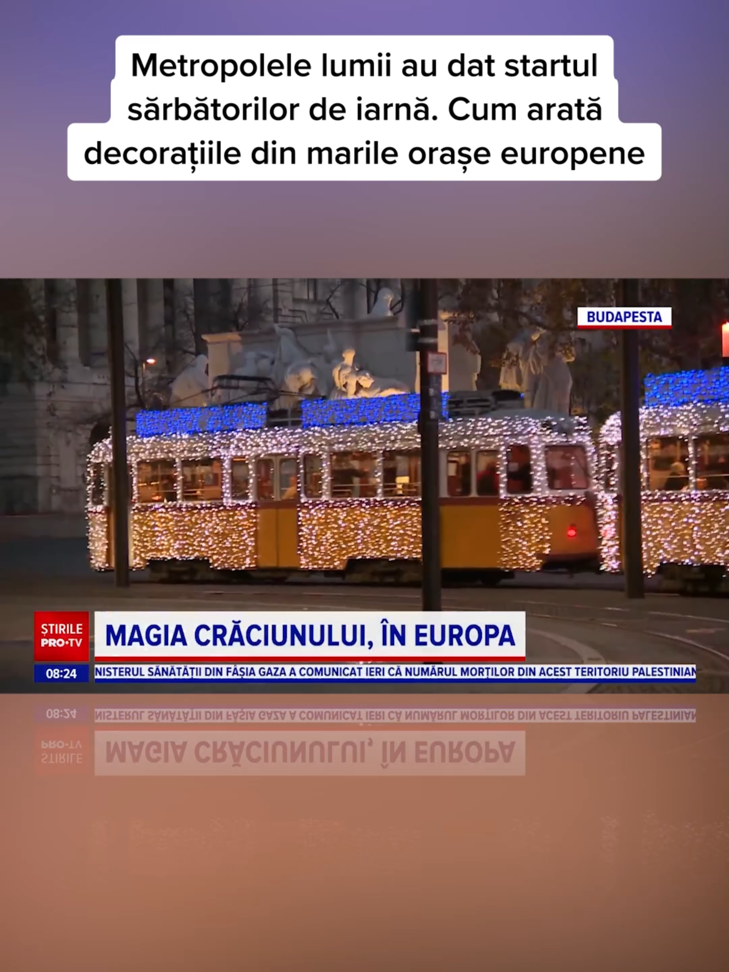 Luminile de sărbătoare se aprind în întreaga lume, iar marile metropole intră treptat în atmosfera magică a Crăciunului.#stirileprotvdeastazi #news #stiri #protv #stirileprotv