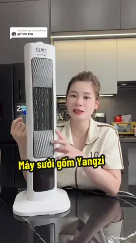 Trả lời @Bùi Mỹ Anh  Máy sưởi gốm Yangzi 2000w làm ấm không gian rộng #maysuoigom #yangzi 