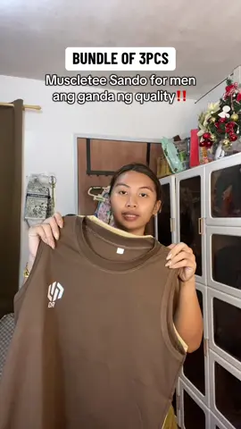 Grabe sulit ang ganda ng quality!! #muscletee #sando #sandoformen #pambahay 