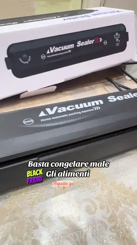 Con questa macchina sottovuoto professionale conservi tutto più a lungo, fresco e senza sprechi. Ideale per carne, pesce, verdure e anche cibi cotti. Sigilla in pochi secondi, è facile da usare e arriva con 10 sacchetti inclusi. Perfetta per chi fa meal prep, congelamento o vuole risparmiare tempo e soldi! #sottovuoto #vacuumsealer #Cucinaltaliana #risparmioincucina #conservazionecibo